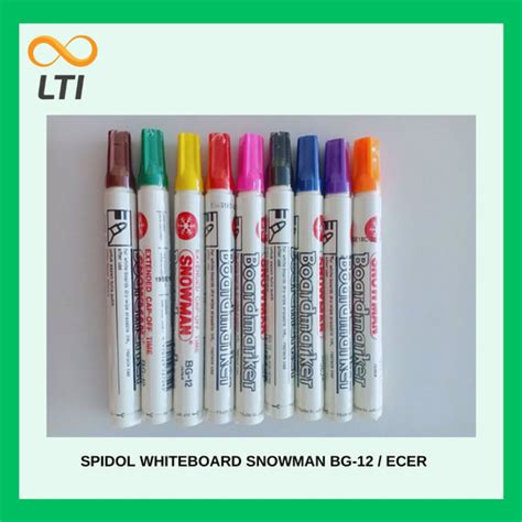 Promo Spidol Whiteboard Snowman BG 12 PCS Orange Kota Surabaya