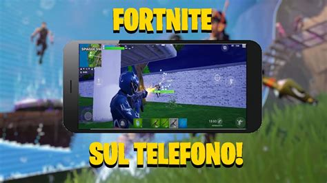 COME SCARICARE FORTNITE SUL TELEFONO IN 2 MINUTI YouTube