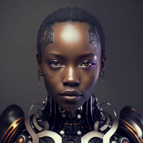 Premium Ai Image Generative Ai Illustration Scifi Futuristic Humanoid