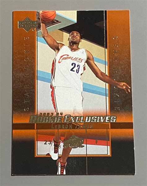 Upper Deck Rookie Exclusives Lebron James Rc Cavaliers