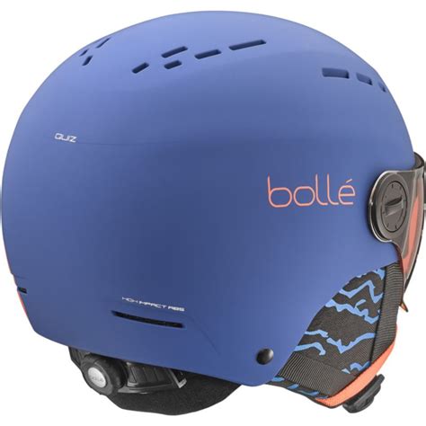 Ski helmet Bollé Quiz Visor royal blue matte cat2 Kids Alpinstore