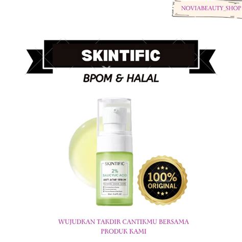 Jual Skintific 2 Salicylic Acid Anti Acne Serum 20ml Shopee Indonesia