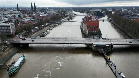 B Rgermeister Smidt Br Cke Gesperrt Droht Bremen Ein Verkehrschaos