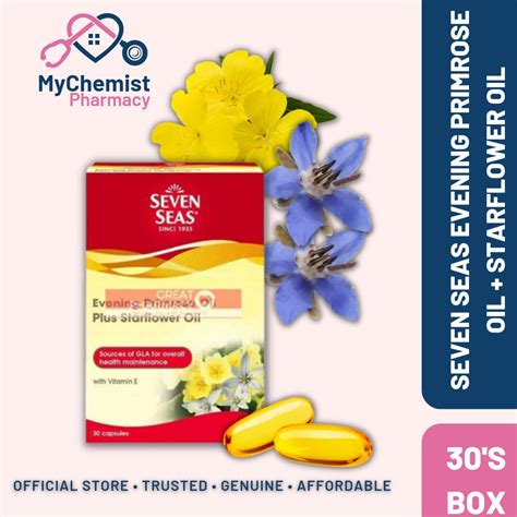 Seven Seas Evening Primrose Oil Plus Starflower Oil For Woman S Box