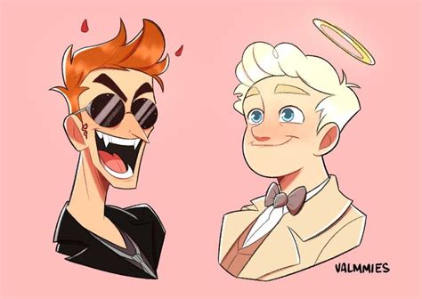 Pin By Ruth Jones On Good Omens Good Omens Book Best Couple Cartoon