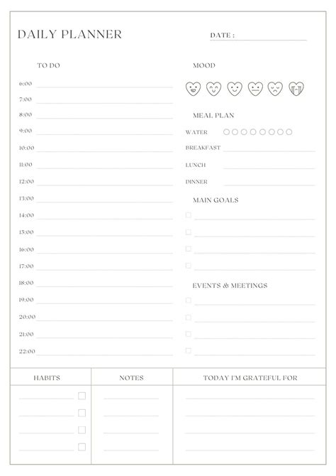 Planner Page Printables Printable Calendars At A Glance