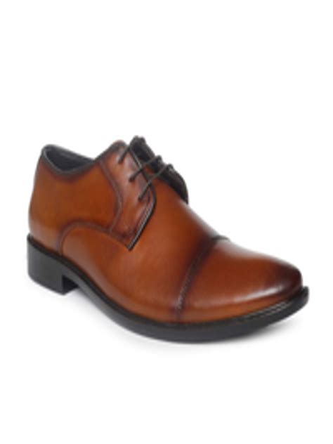 Buy Paragon Men Brown Solid Leather Formal Derbys Formal Shoes For Men 16678654 Myntra