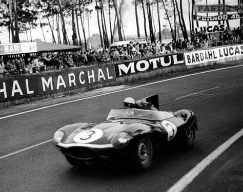 British Racing Driver Ron Flockhart During 24 Hour Race 1957 HISTORIC