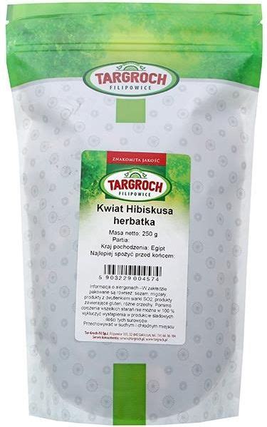 Herbata Targroch Kwiat Hibiskusa Herbatka 250g Ceny I Opinie Ceneo Pl