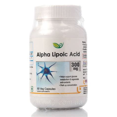 Альфа-липоевая кислота 300mg Alpha Lipoic Acid Biotrex 60 veg.capsules ...