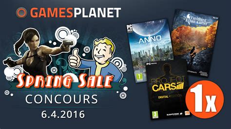 Concours Soldes De Printemps Gamesplanet Jour Game Guide