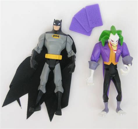 The Batman 2004 Animated Batman Joker Action Figure Lot Cartoon Exp