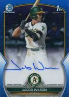 Jacob Wilson Bowman Draft Cda Jwi Chrome Dp Auto Blue Refractor