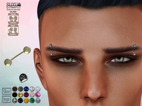 Second Life Marketplace [ Su Xue ] Lita Unrigged Eyebrow Piercing