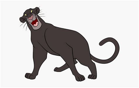 Jungle Book Clipart - Jungle Book Cartoon Panther , Free Transparent ...