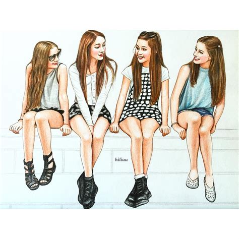 Best Friend Drawings Girly Drawings Bff Pictures Best Friend