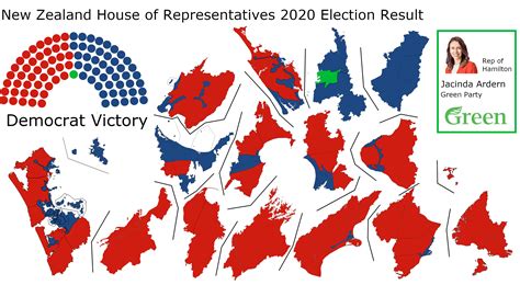 Map of the NZ House and Senate 2020 Election results, based on my ...