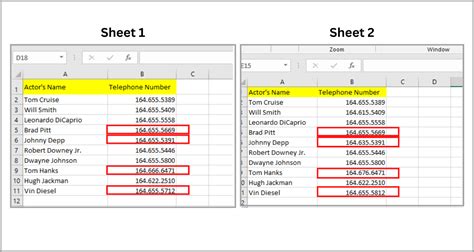 Comparing Two Excel Documents To Identify Differences