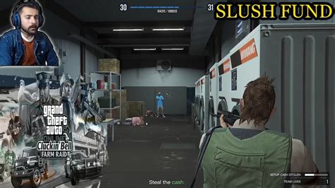 Grand Theft Auto Online Cluckin`bell Farm Raid Slush Fund Mission 1