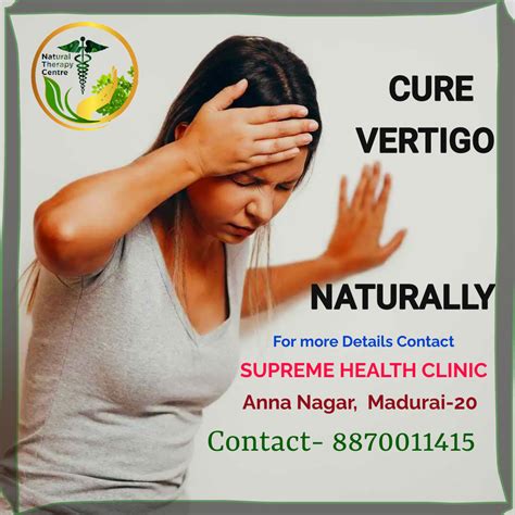 Cure Vertigo Naturally In Madurai Supreme Health Clinic