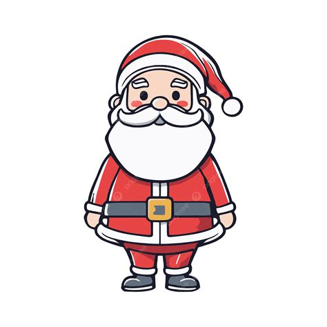 Linda Ilustración De Santa Claus De Cuerpo Completo Vector PNG ,dibujos ...