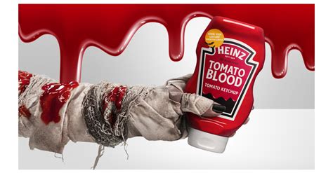 Ketchup Has Never Been Spookier Heinz Tomato Blood Ketchup Haunts