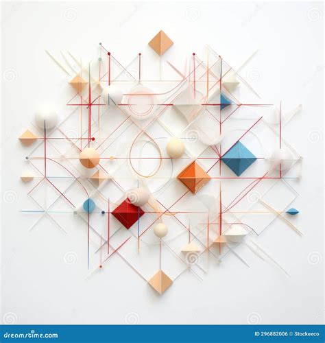 Abstract Geometric Sculpture: Intricate Minimalism in Large Scale