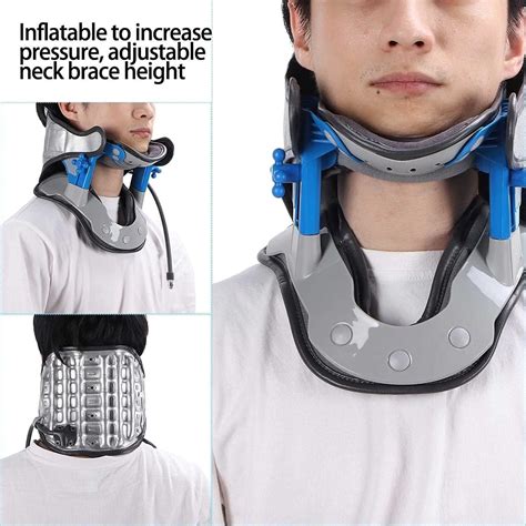 JLASDR Cervical Spine Traction Device Inflatable Neck Shoulder Pain