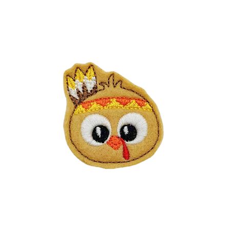 Turkey Feltie Felt Turkey Thanksgiving Feltie Animal Feltie Felt