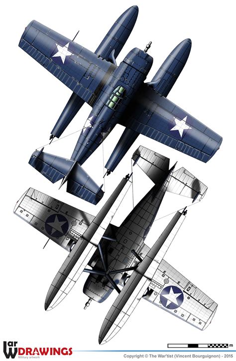 Asisbiz Grumman F4f 3s Wildcatfish On Floats Profile Photo Series 0b