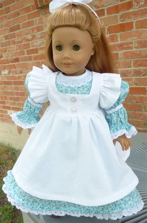 18 Doll Clothes Historical Dress With Pinafore Fits American Girl