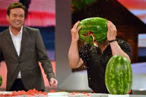 Man Smashes Nine Watermelons With Head In Bid For Gameshow S