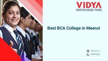 Ppt Best Bca College In Meerut Top Bba Colleges In Uttar Pradesh