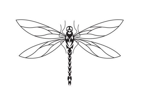 31 besten Dragonfly Outline Tattoos Bilder auf Pinterest | Libellen ...