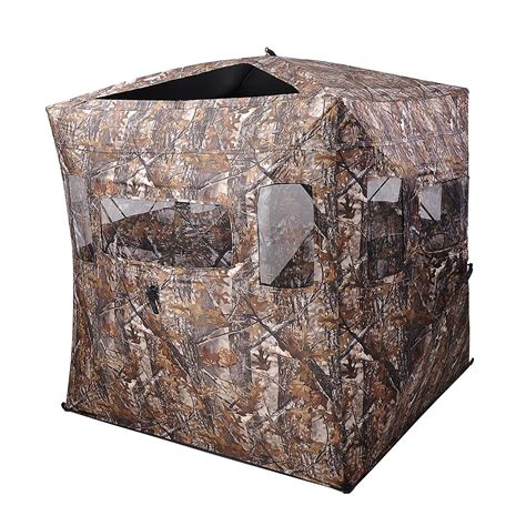 Portable Hunting Ground Blind Tent Real Tree Camo Hunt Archery Turkey