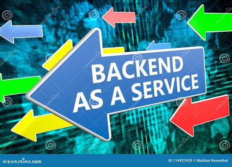 Backend As A Service Royalty-Free Cartoon | CartoonDealer.com #117460691
