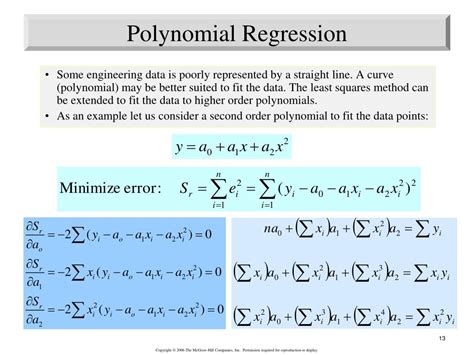 PPT Curve Fitting Least Squares Regression Chapter 17 PowerPoint