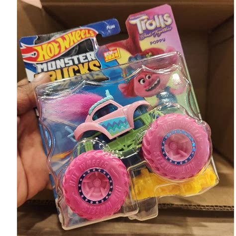 Hot Wheels Monster Truck Poppy Trolls Band Together Shopee Malaysia