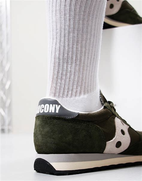 Saucony Jazz 81 Trainers Forest/Grey - Terraces Menswear