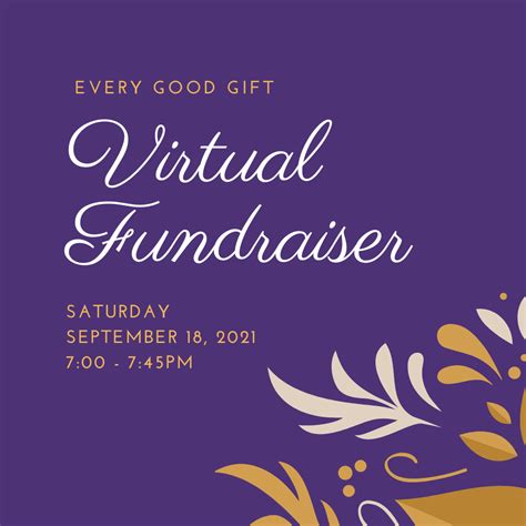 Every Good Gift - Our Virtual Fundraiser 2021