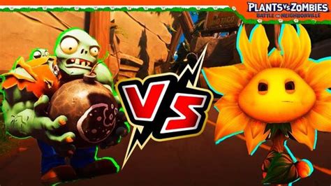 Гаргантюа Vs Королева Подсолнух 🌻 Plants vs Zombies: Battle for ...