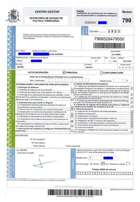 Modelo 790 012