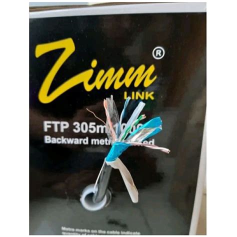 Jual Kabel Lan Ftp Cat E Cca Outdoor Zimmlink Shopee Indonesia