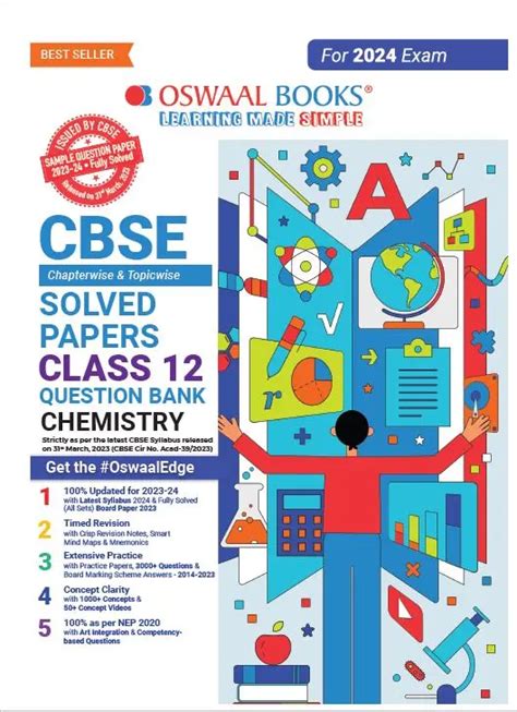 Oswaal Cbse Class 12 Chemistry Question Bank 2023 24 Book For 2024 Exam