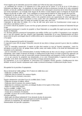 Etapes De L Expropriation Au Maroc Pdf