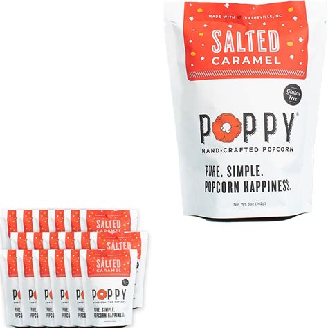 Poppy Handcrafted Popcorn Salted Caramel Snack Bag Swagbox