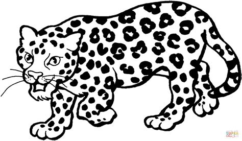 Leopard Coloring Page Free Printable Coloring Pages