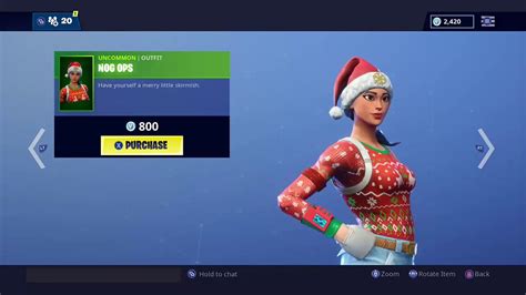 Fortnite Season Yuletide Ranger And Nog Ops In The Item Shop