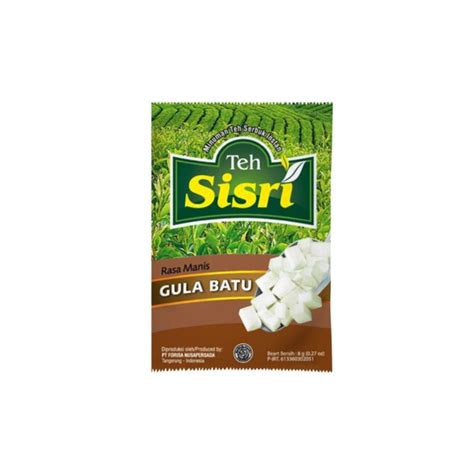 Teh Sisri 8 Gr Gula Batu Indonesia Distribution Hub