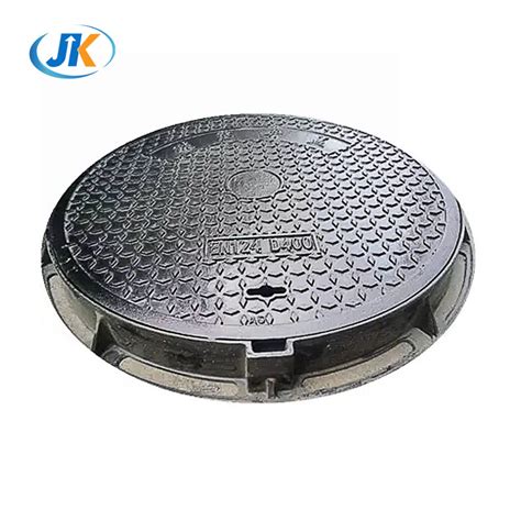 Ductile Iron Round Manhole Cover With Lock Hinge And Gasket China